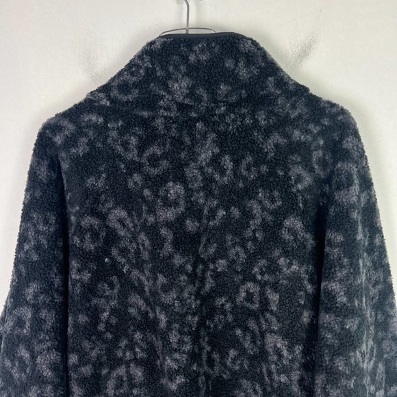 NWT All In Motion Sherpa Jacket Dark Gray Leopard Size Small S NEW S2228 - Picture 12 of 15